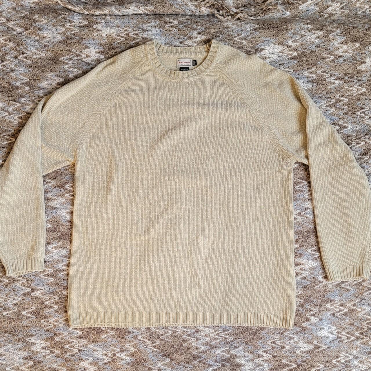 Cream Sweater Dress Long sleeve sweater. Size Xl.... Depop