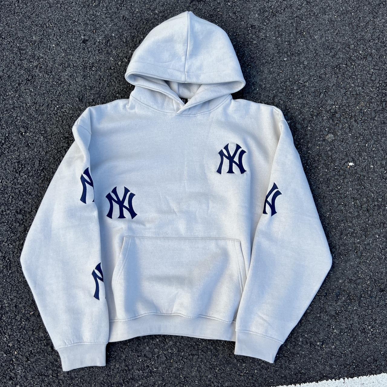 NEW YORK EMBROIDERED HOODIE - Depop