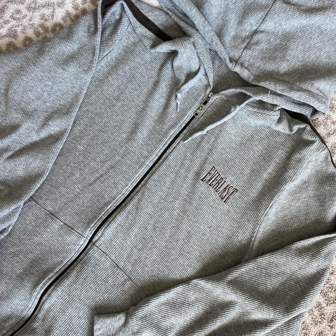 Everlast Men's Grey and Brown Hoodie | Depop