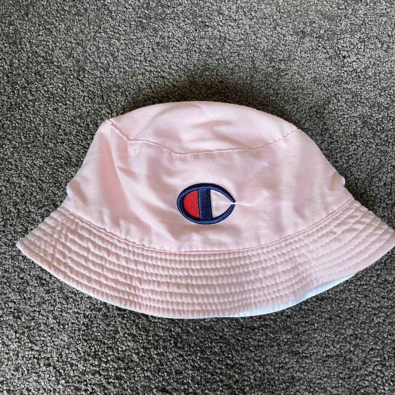 Pink champion 2025 bucket hat