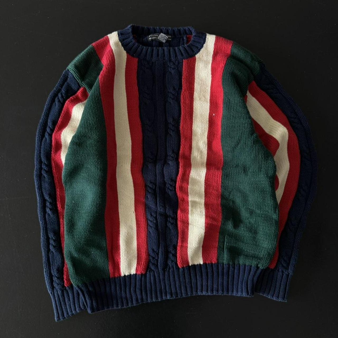 Men's Sweater - Multi - XL – Multi-coloured green… - image 1