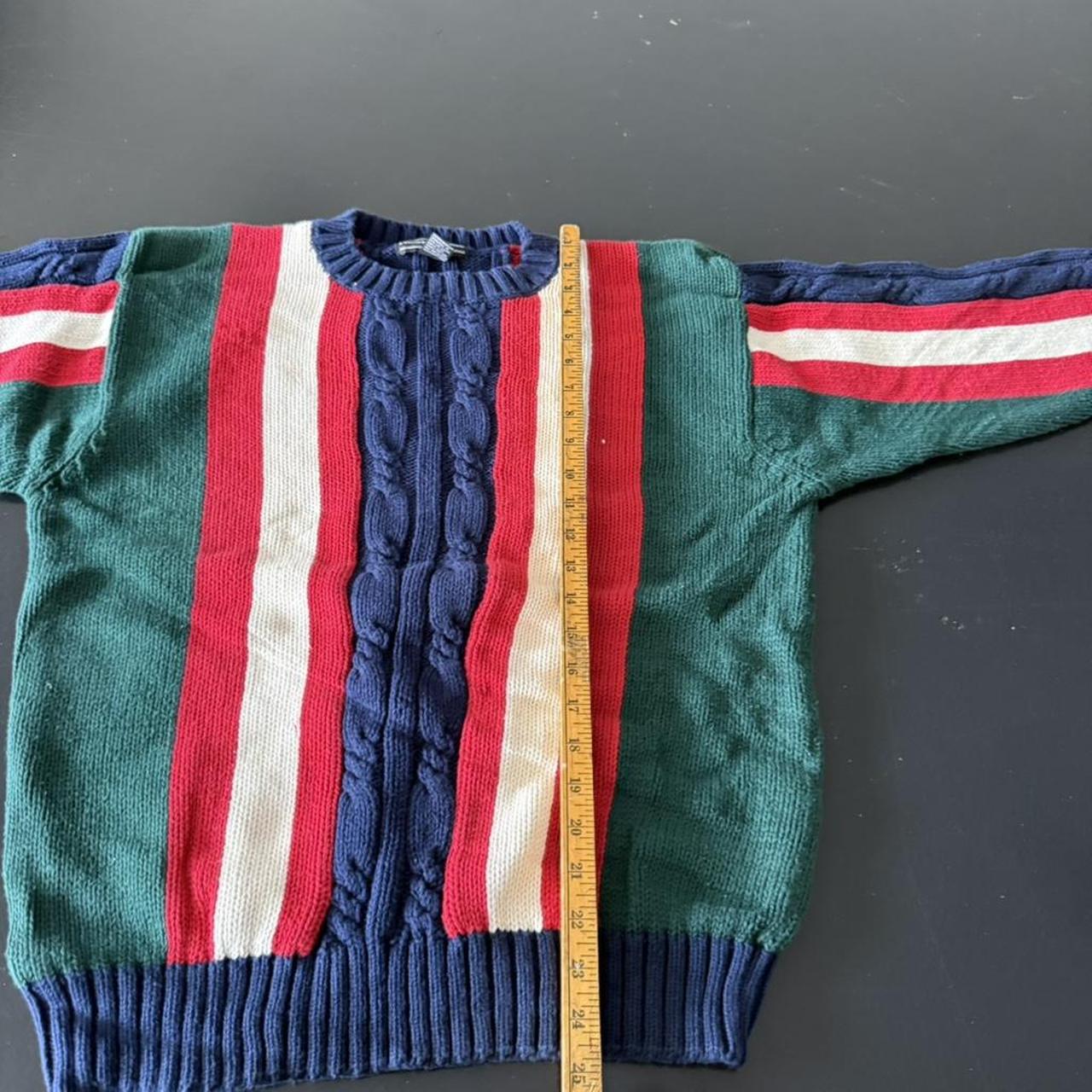 Men's Sweater - Multi - XL – Multi-coloured green… - image 4