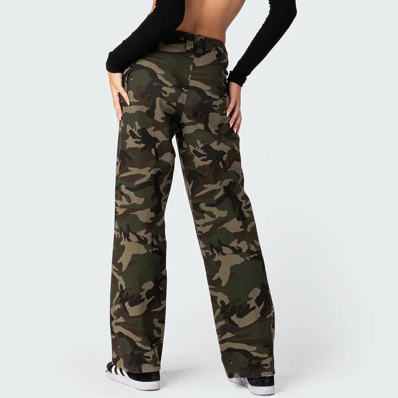 Edikted Aya LowRise Cargo Pants in Camo I’ve only... Depop