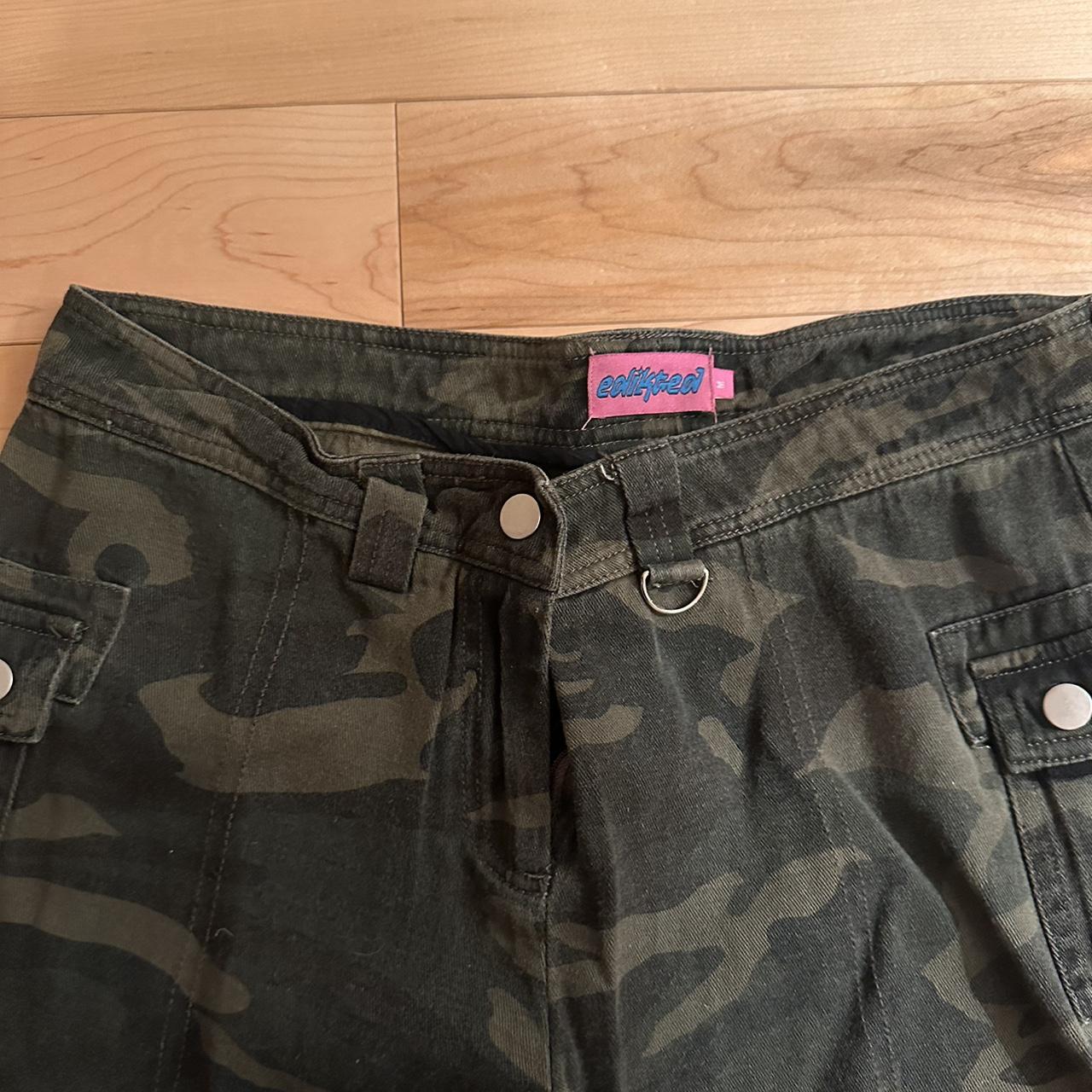 Edikted Aya LowRise Cargo Pants in Camo I’ve only... Depop