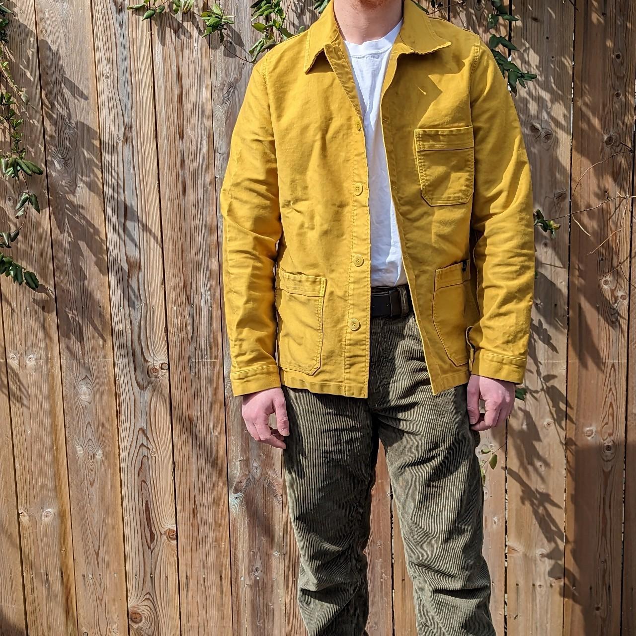 Men's Gold Jacket Depop