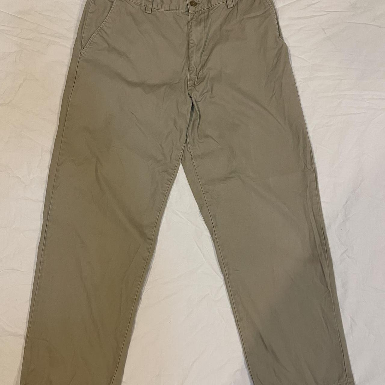 Chaps Khaki pants 32W 30L Chaps pants in good... Depop