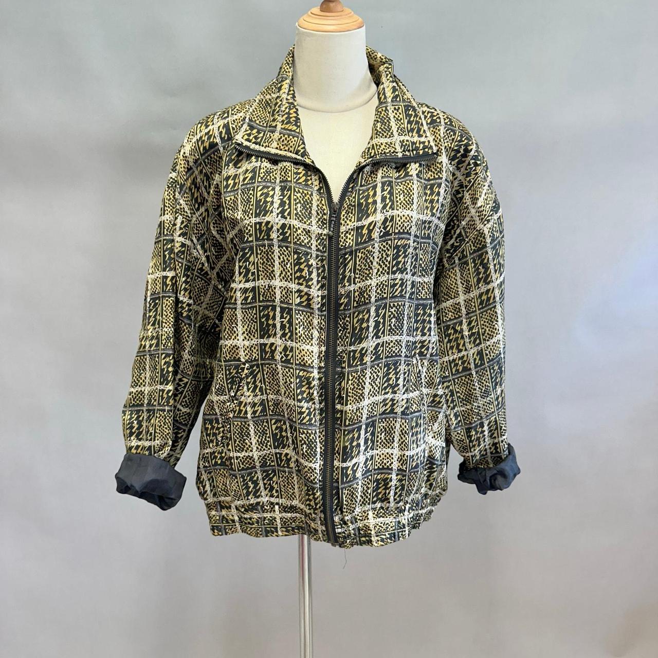 Source Unknown Women's Bomber Jacket - Gold/Black… - image 1