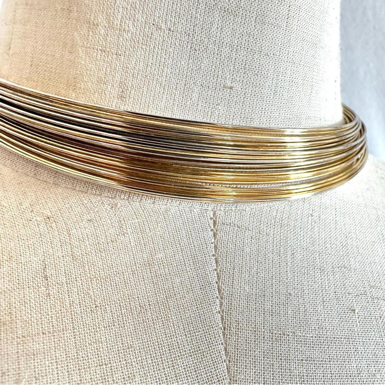 Source Unknown Women's Scarf - Gold/Silver – Vint… - image 3