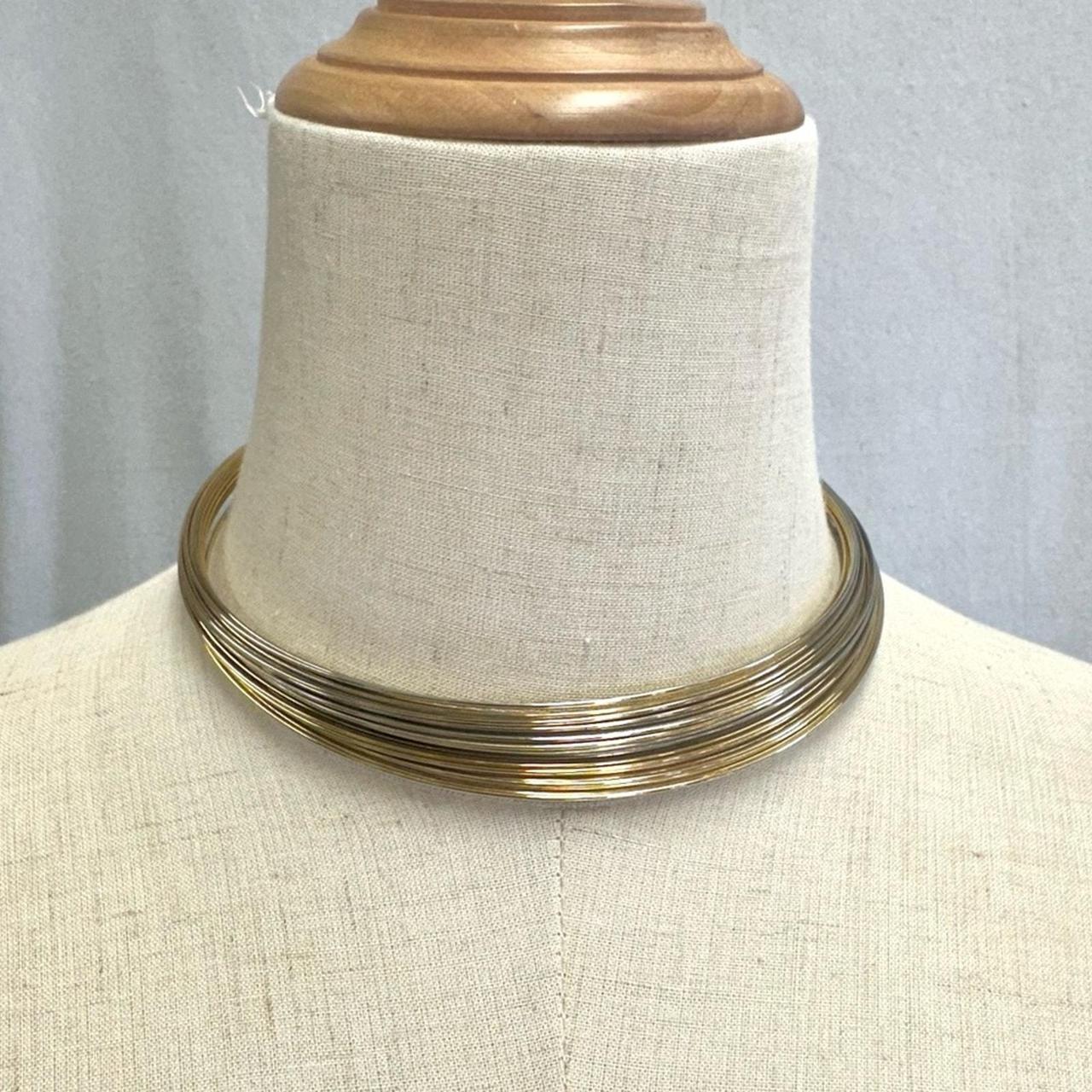 Source Unknown Women's Scarf - Gold/Silver – Vint… - image 2