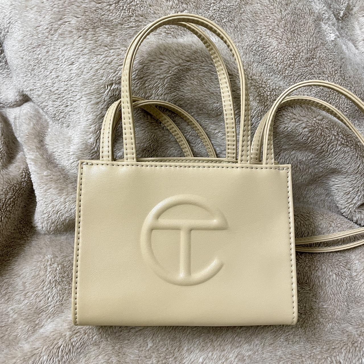 Telfar Mini Bag in Cream Authentic telfar Depop