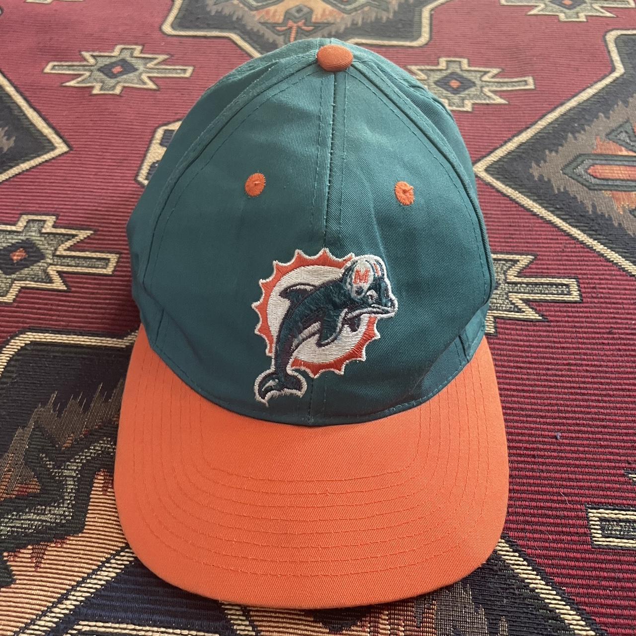 Vintage Logo 7 Miami Dolphins NFL Snapback Hat