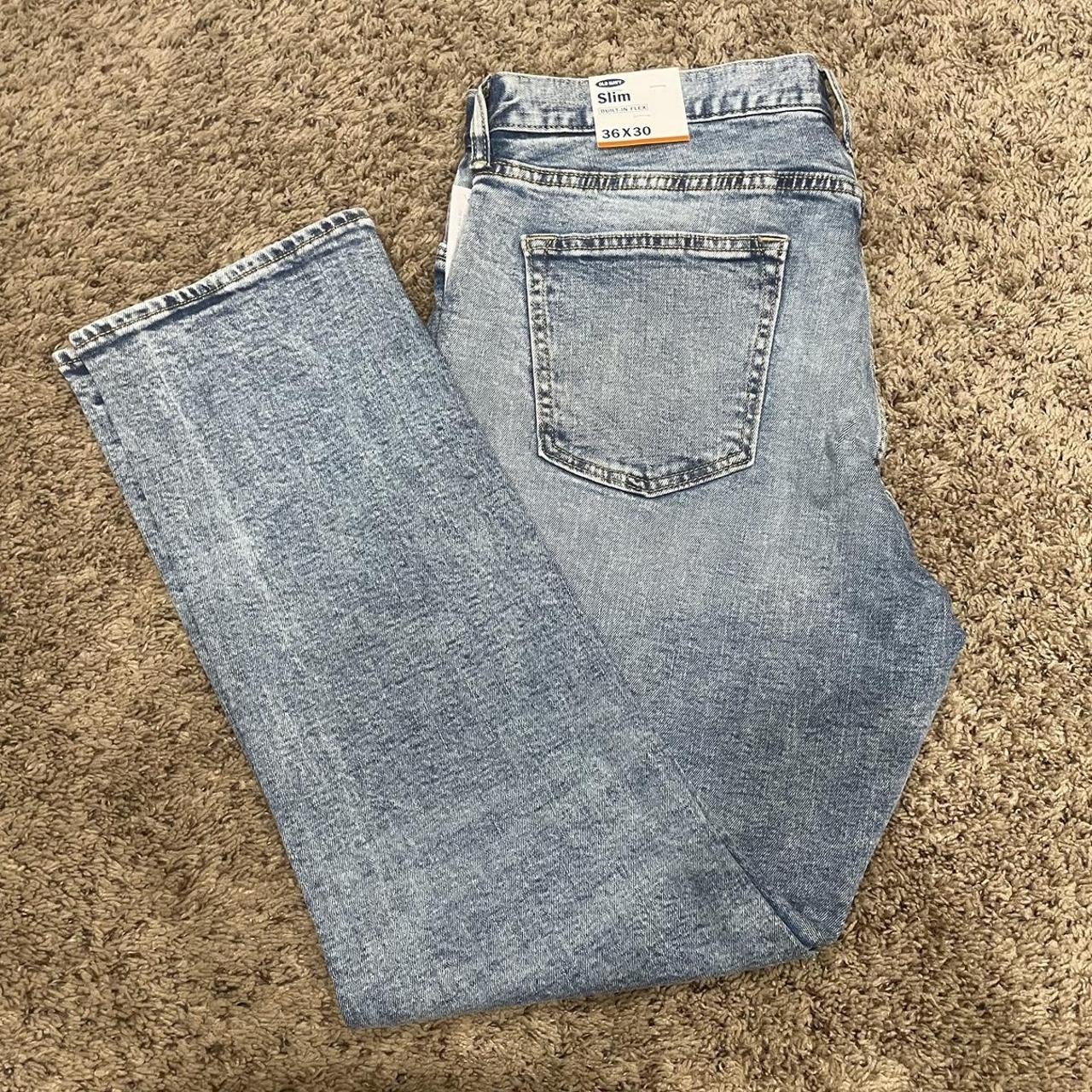deadstock old navy jeans tagged 36 x 30, brand... - Depop