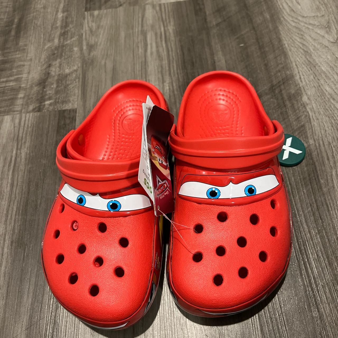 Crocs Women's Red Clogs | Depop