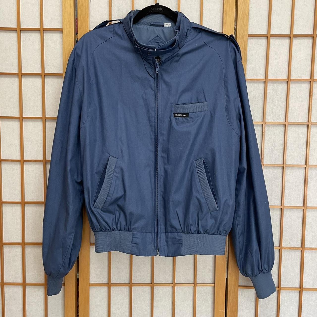 Light blue clearance members only jacket