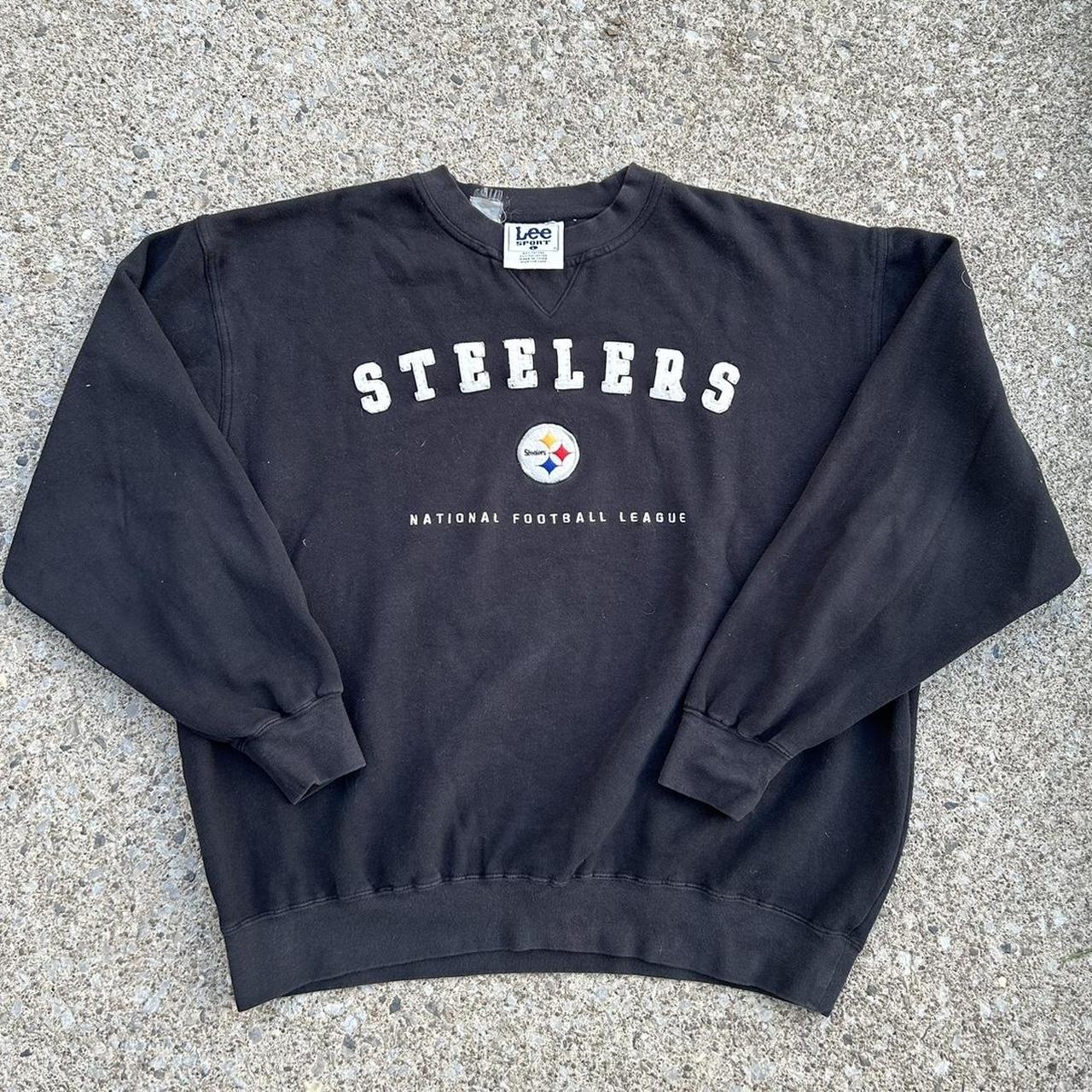 Vintage Lee Sport Pittsburgh Steelers Sweatshirt - Depop