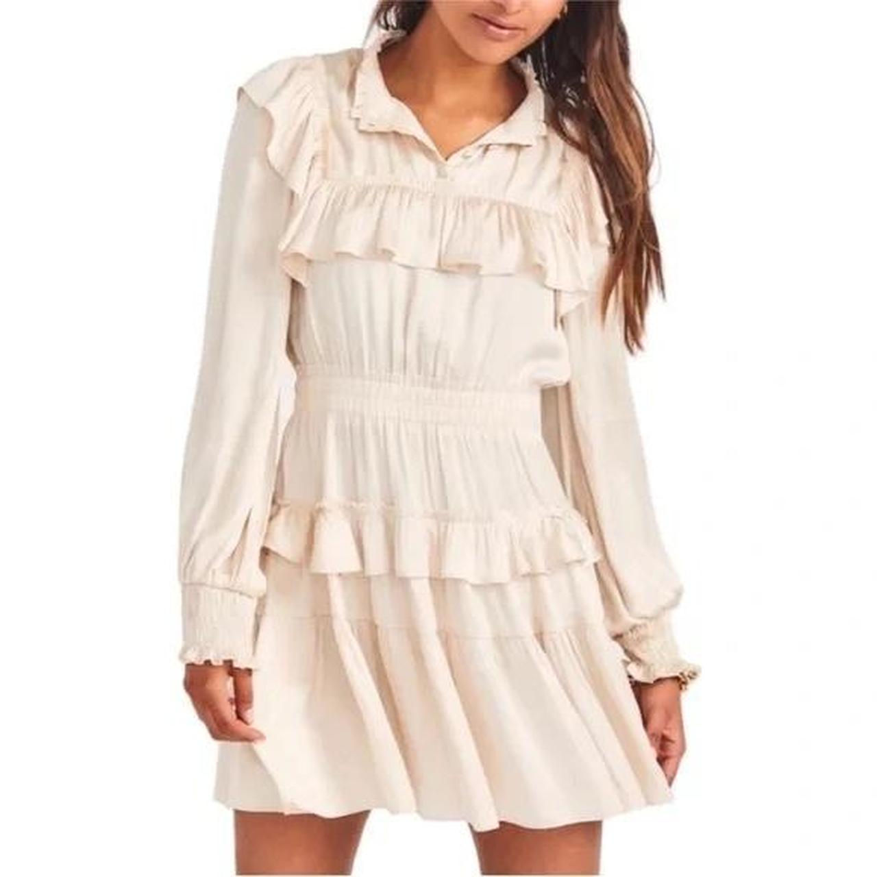 LoveShackFancy Women's Dress - Cream/Tan - XS – L… - image 1