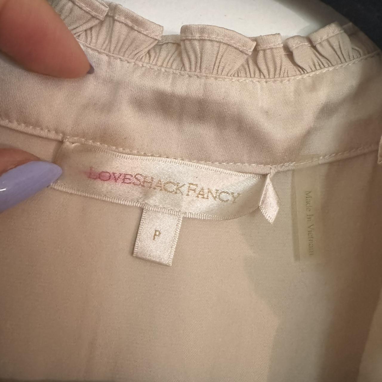 LoveShackFancy Women's Dress - Cream/Tan - XS – L… - image 5