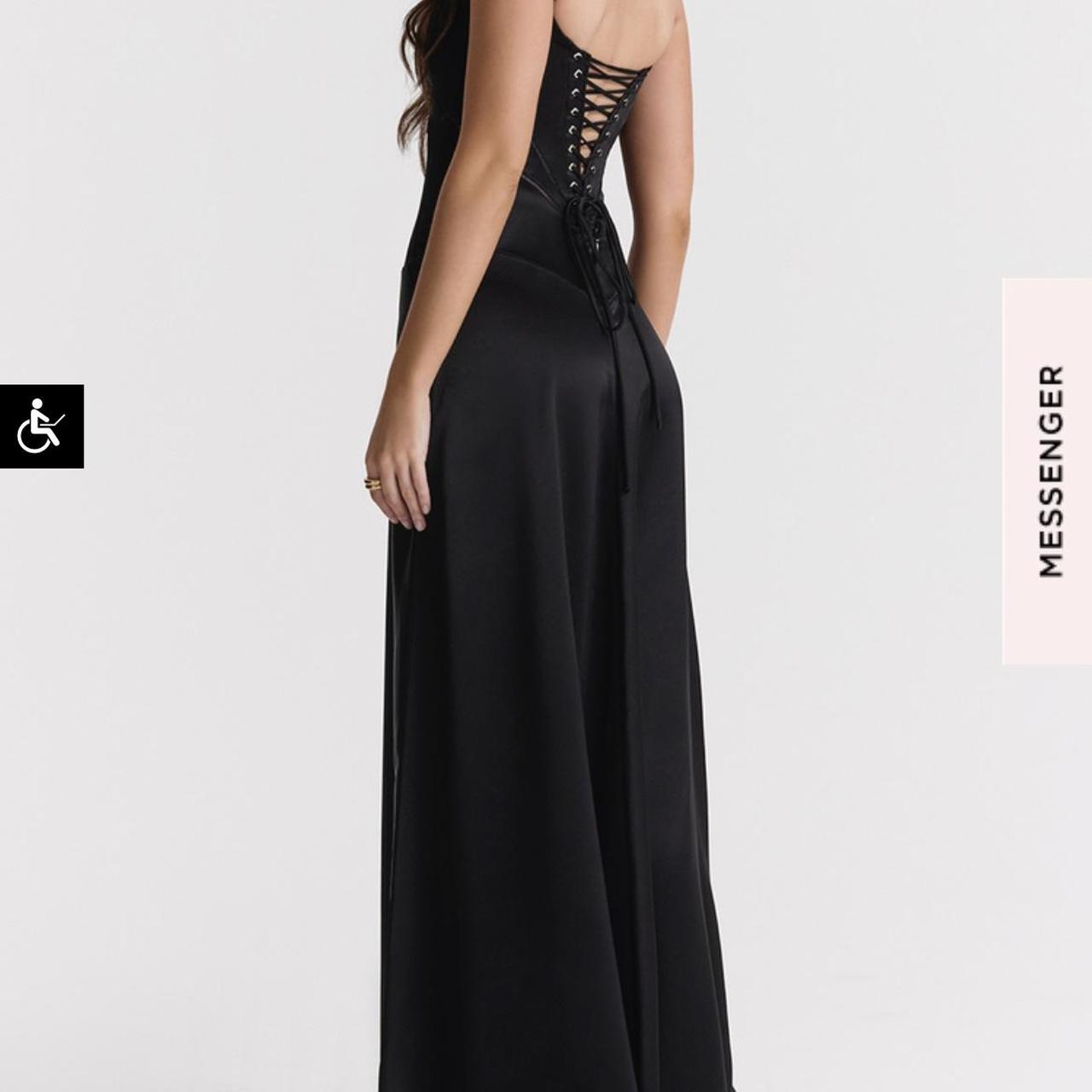 House of CB Women's Black Dress Depop