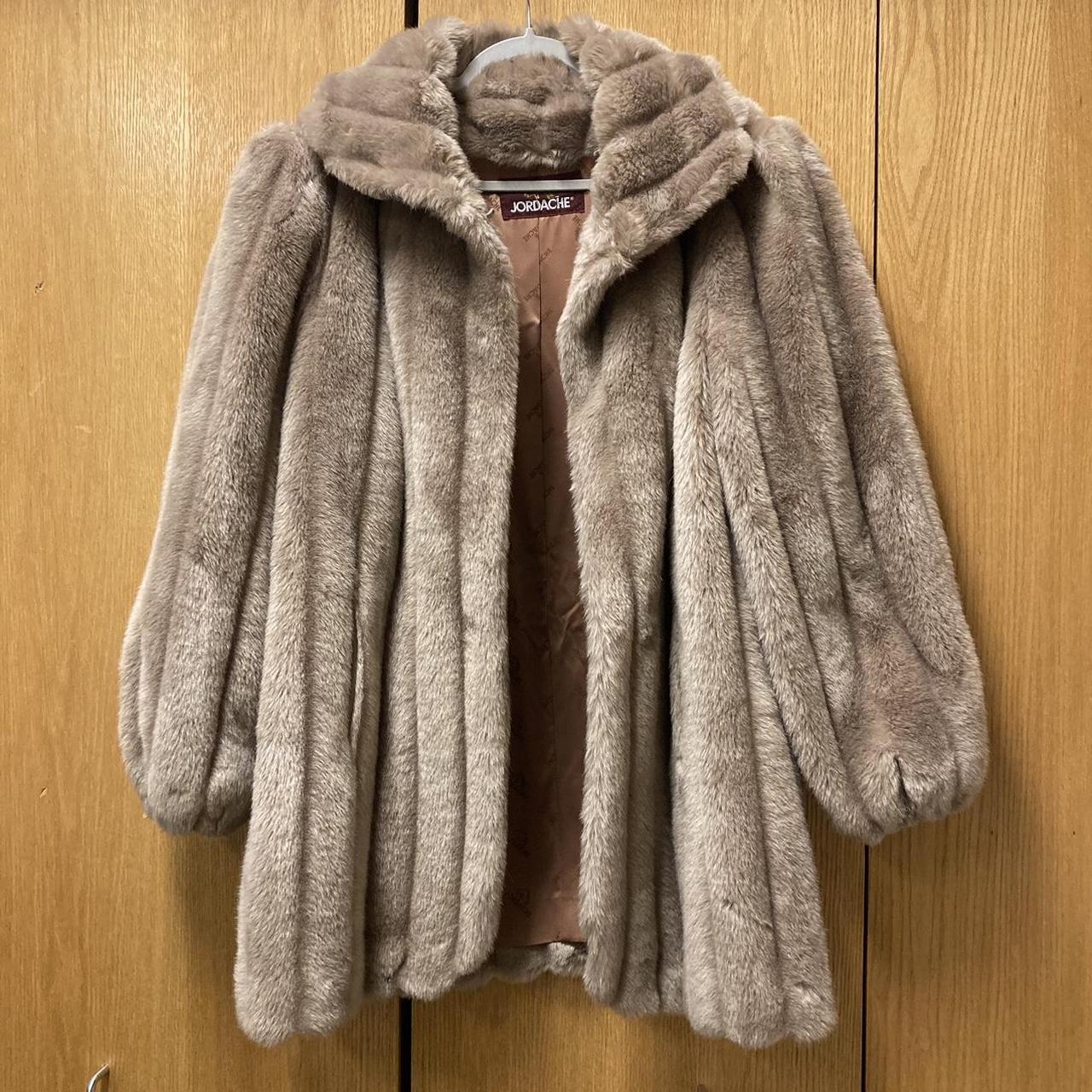 Jordache fur offers coat