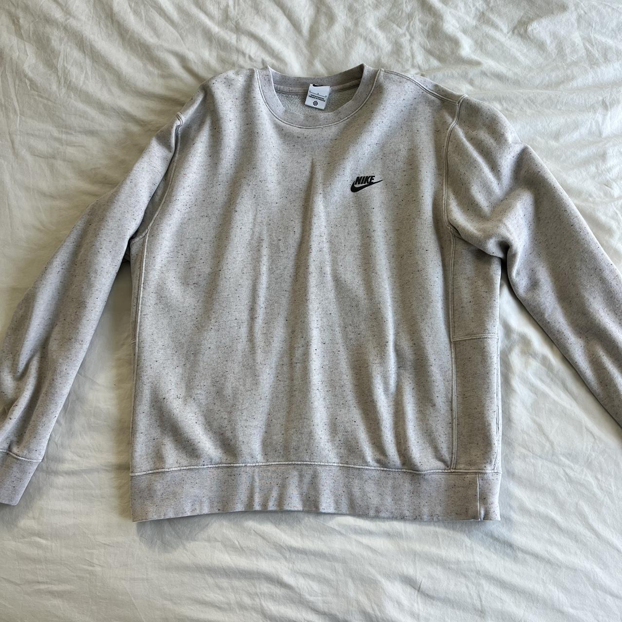 Nike Speckled Sweatshirt - Depop