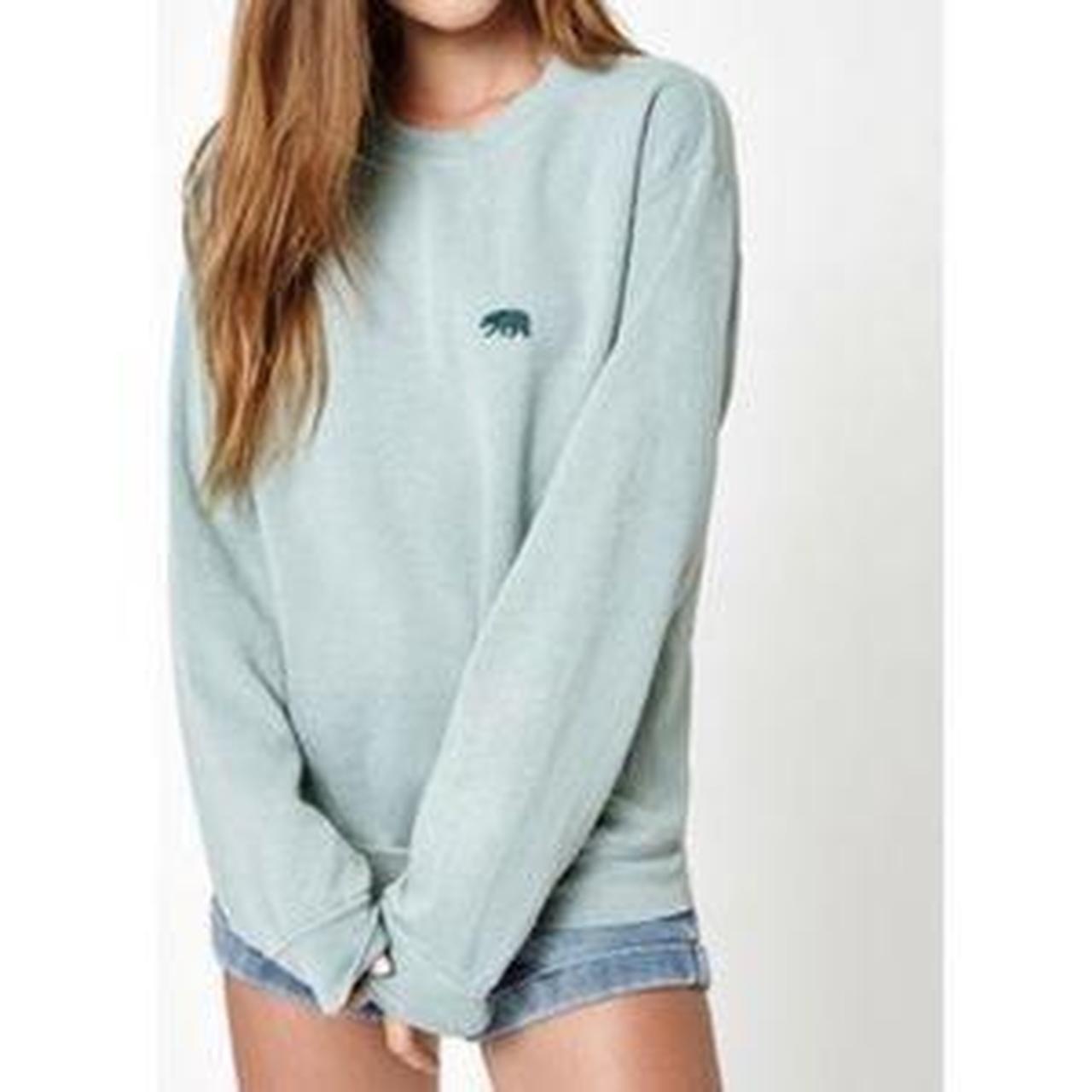 Brandy melville green bear hot sale sweatshirt