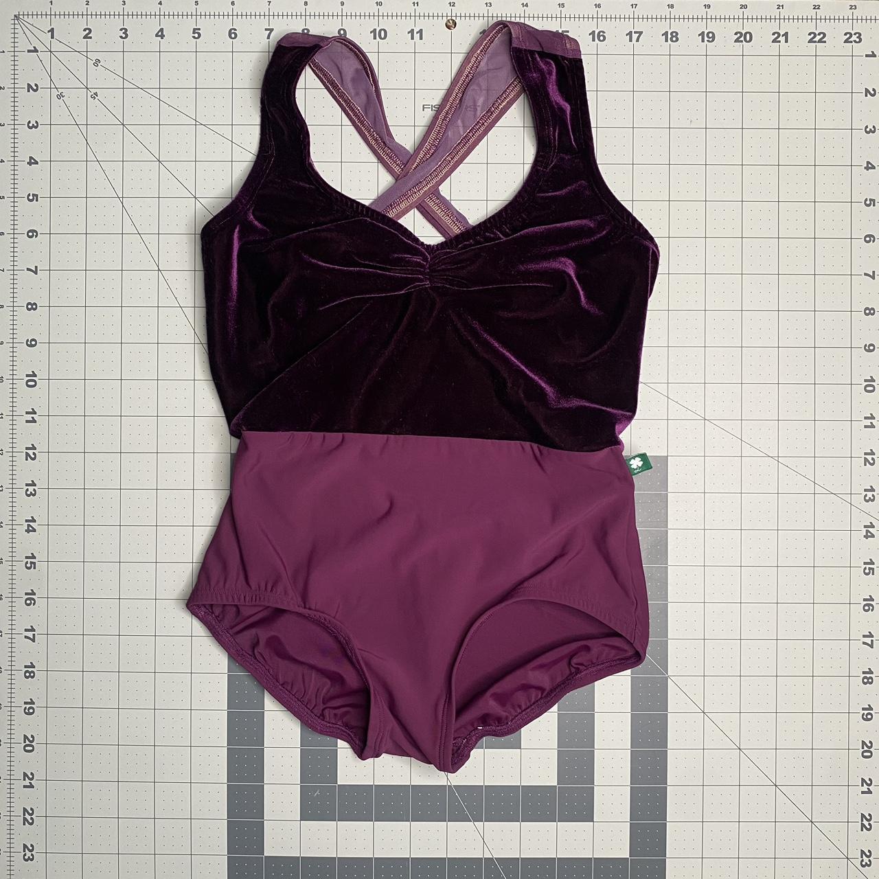 plum purple luckyleo leotard. lined in chest area.... - Depop