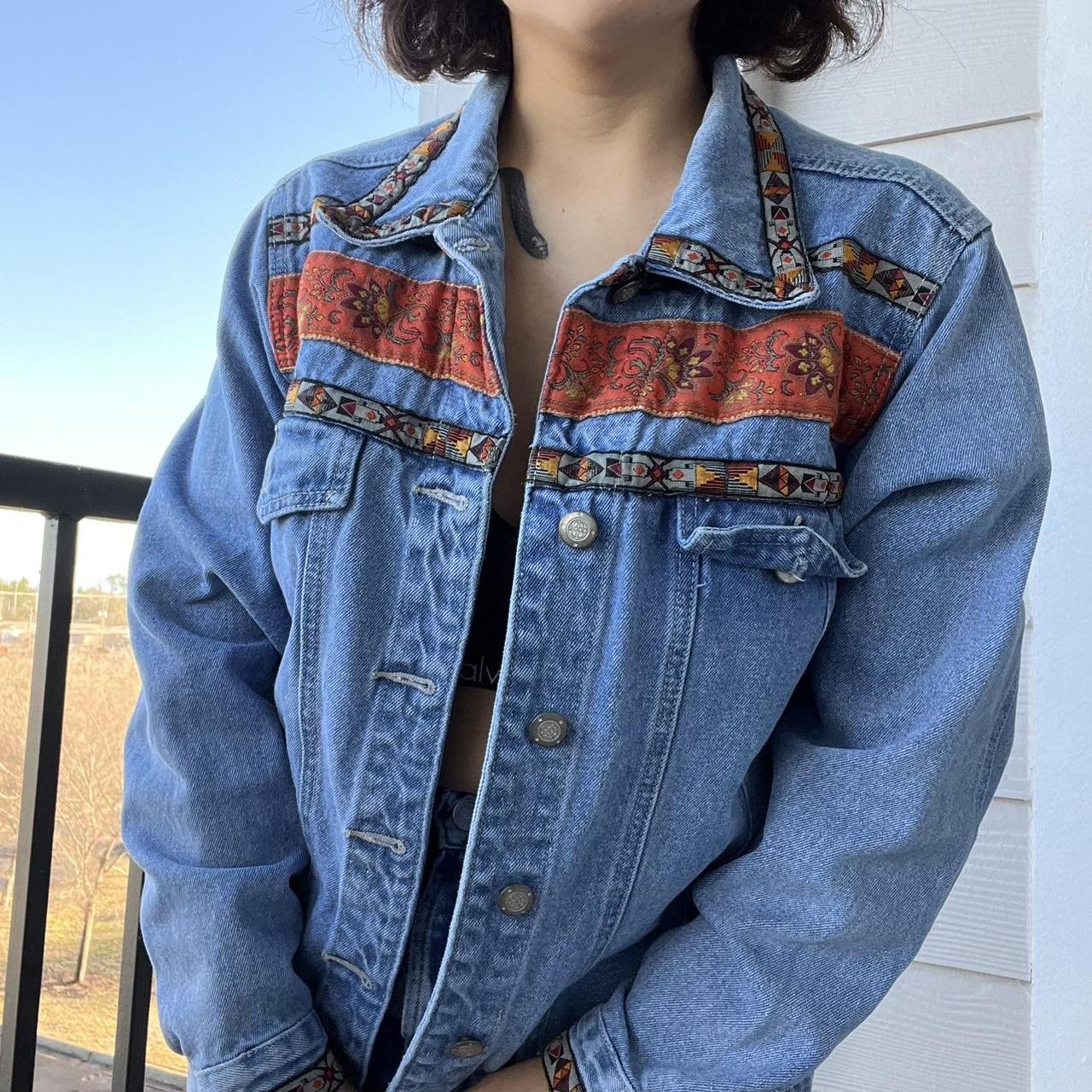 Vintage Bill Blass Jeans Denim Jacket Features Depop   P0 