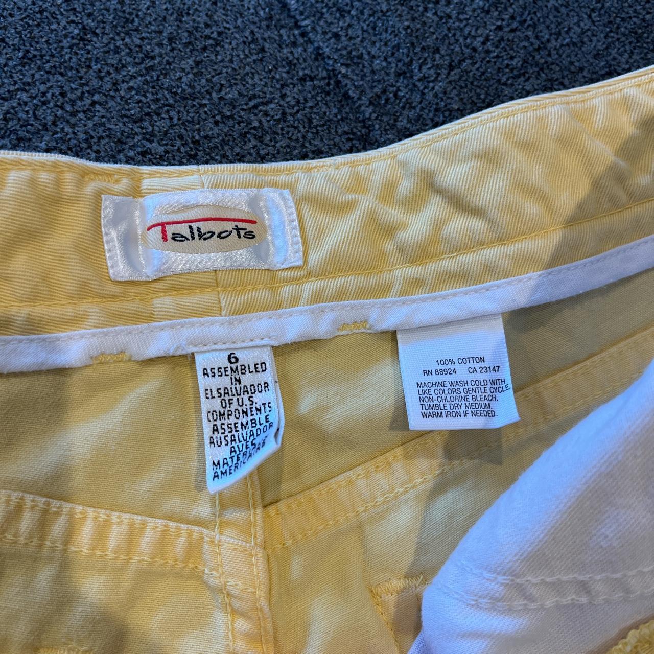 Talbots Women's Yellow Shorts | Depop