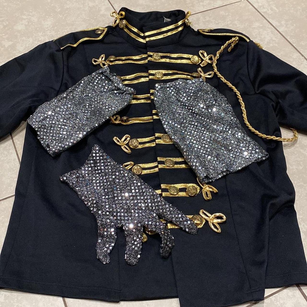 Charades Michael Jackson Women's Costume, As Shown, X-Small : Clothing,  Shoes & Jewelry 