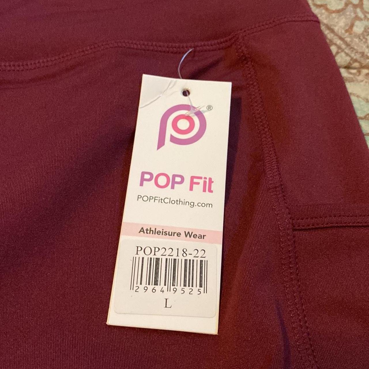 POP FIT Lily New with tags leggings. Pockets. Mesh.