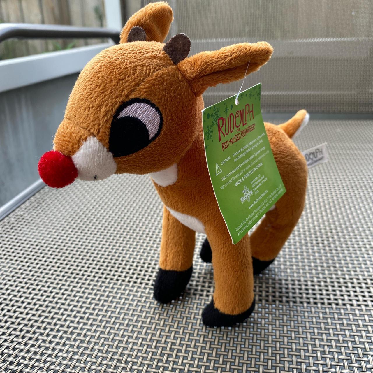 NWT Rudolph the Christmas Reindeer 8 plush toy . Depop