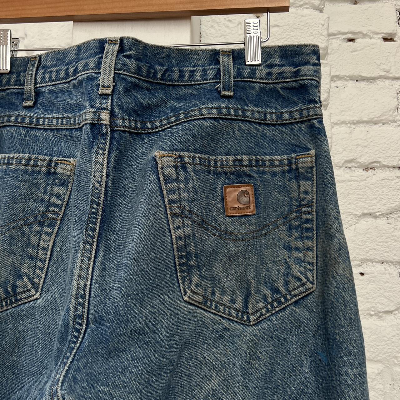 Vintage Carhartt Denim Jeans 32 x 32 - Depop