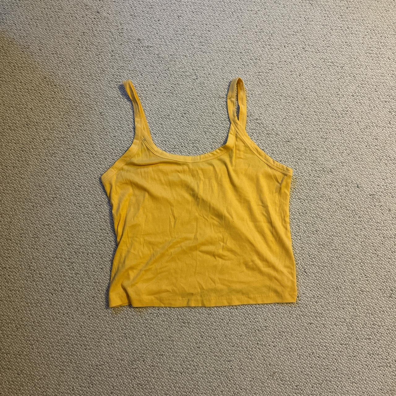 Wild Fable Women's Yellow Vest | Depop