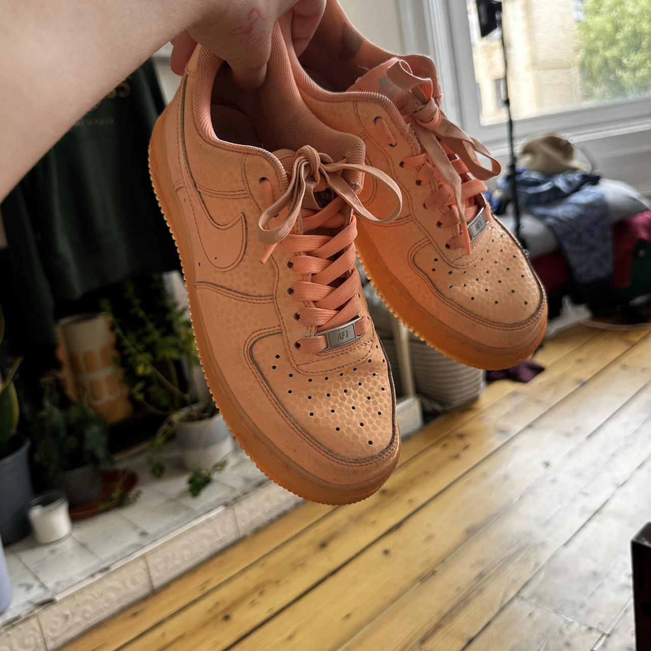 nike air force one sunset glow