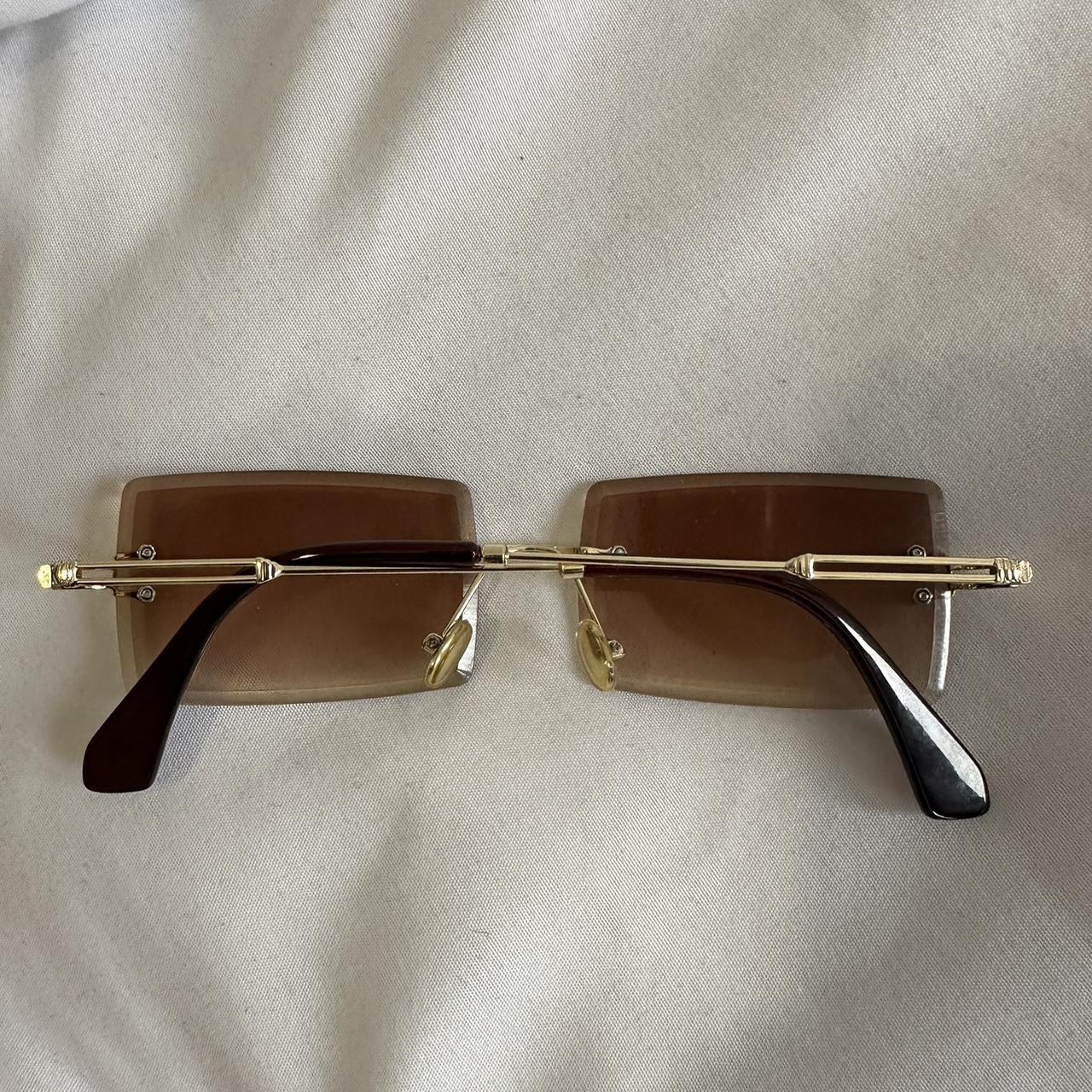 Shein Women S Brown Sunglasses Depop