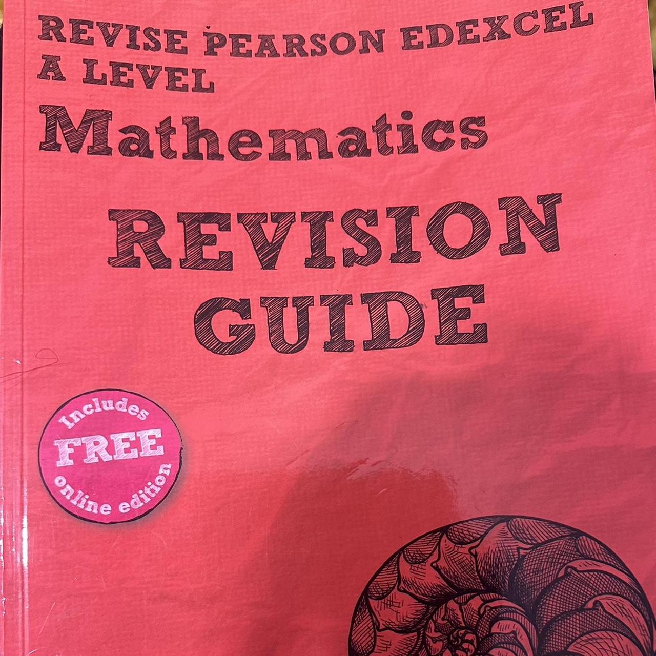 A level maths revision guide Revisw Pearson... - Depop