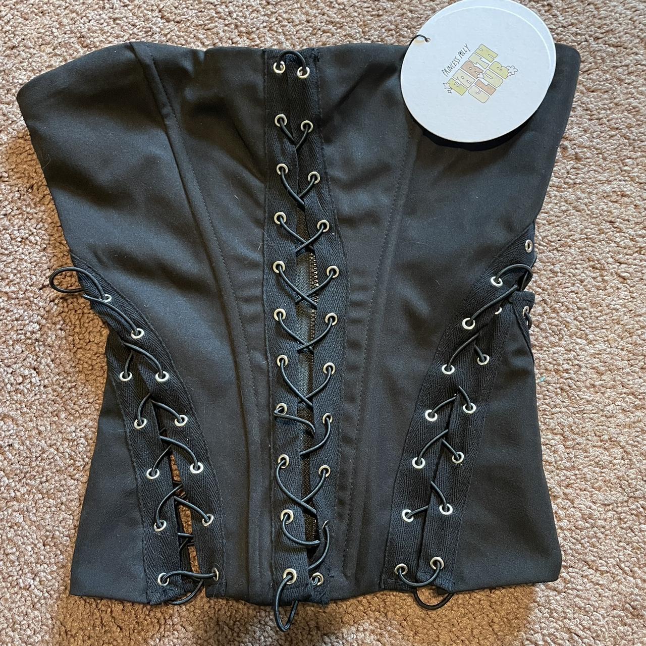 Black corset top from Princess Polly. Never worn,... Depop