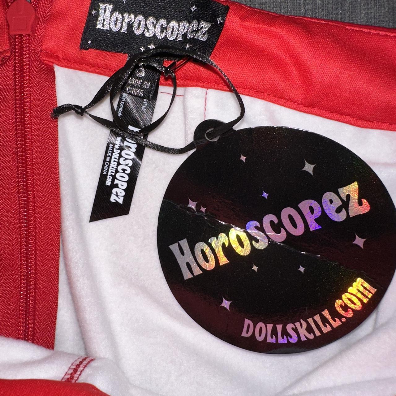 dolls kill horoscopez prove me wrong red vinyl mini... Depop