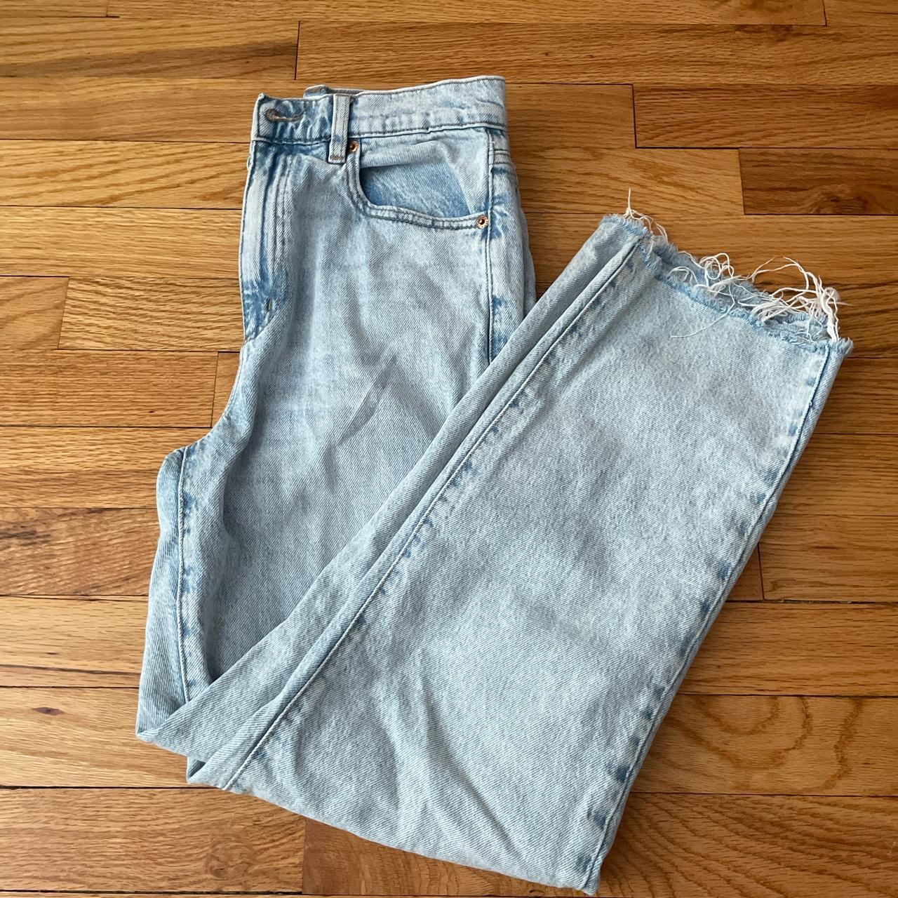 Garage vintage straight jeans Light wash I cut the... Depop