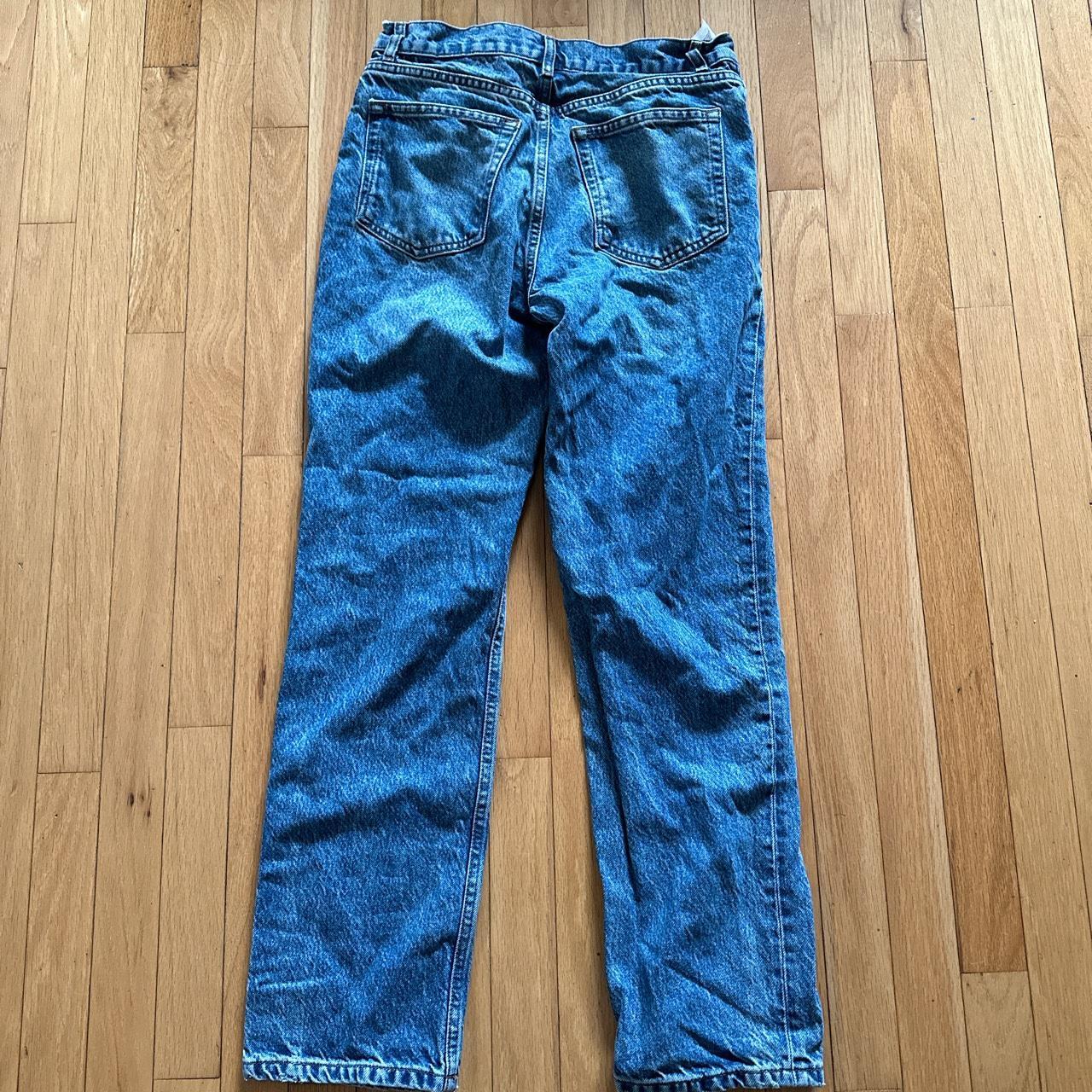 Reformation Cynthia high rise straight jeans in size... - Depop