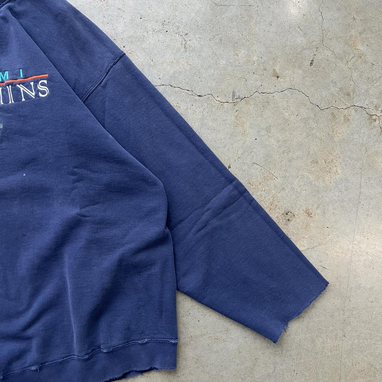 Vintage 1996 Miami dolphins crewneck sweater with - Depop