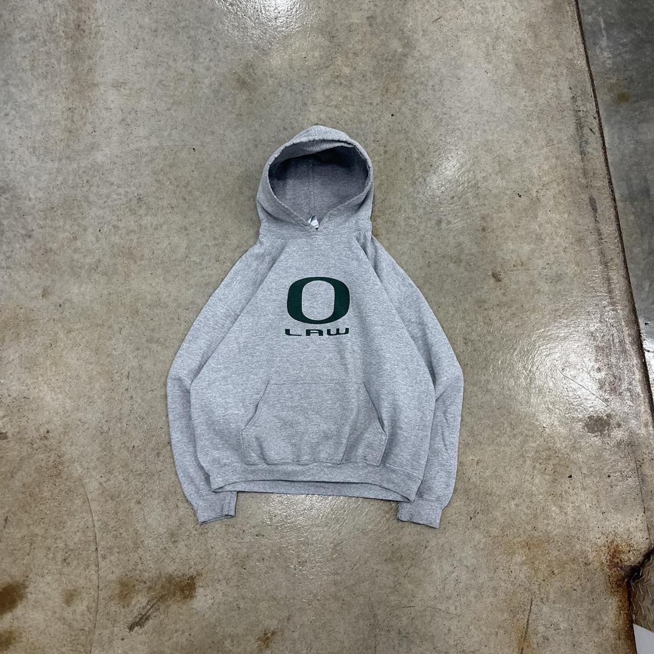 Vtg Y2K university of Oregon ducks law hoodie Size... - Depop