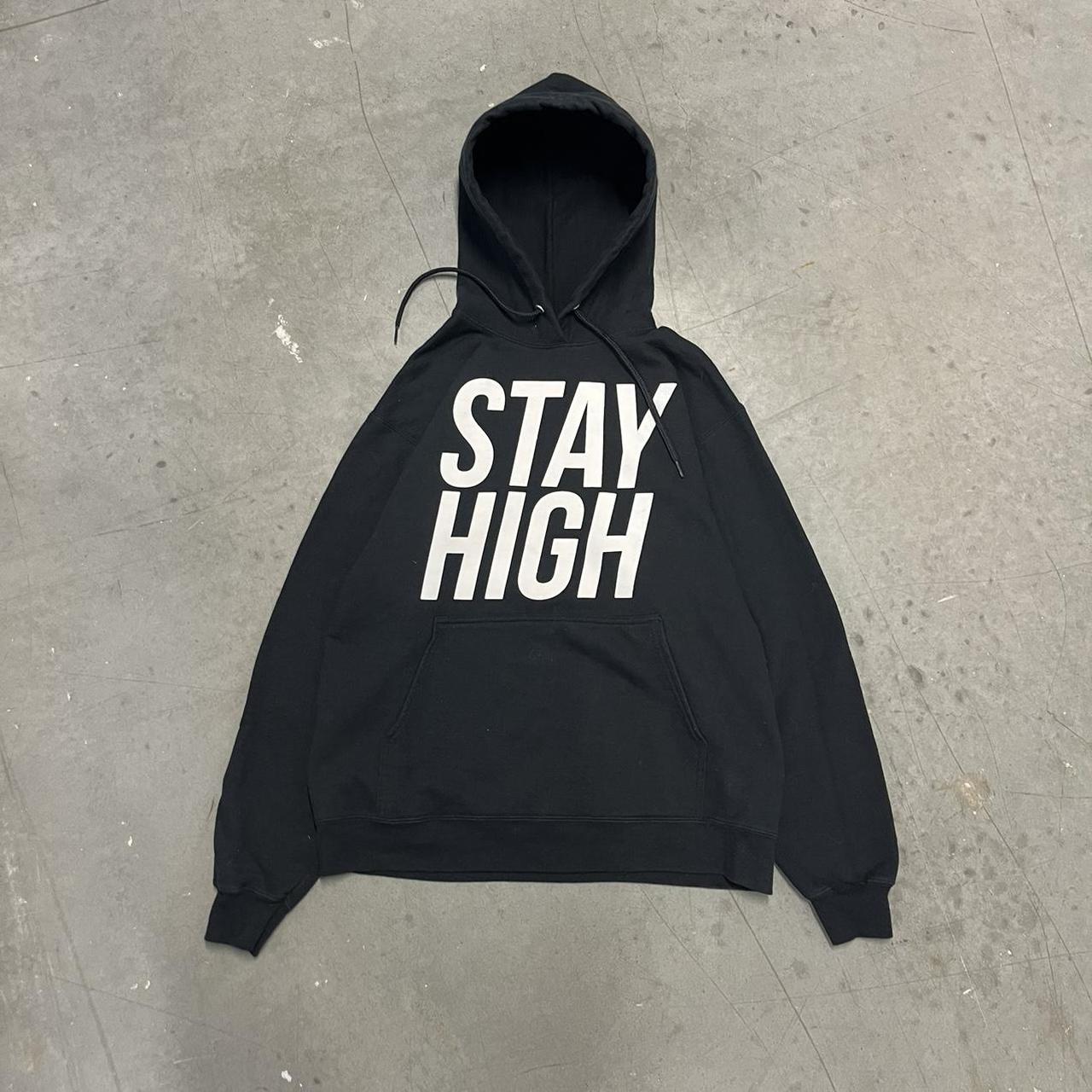 Late Y2K Hippie Sabotage stay high hoodie Size