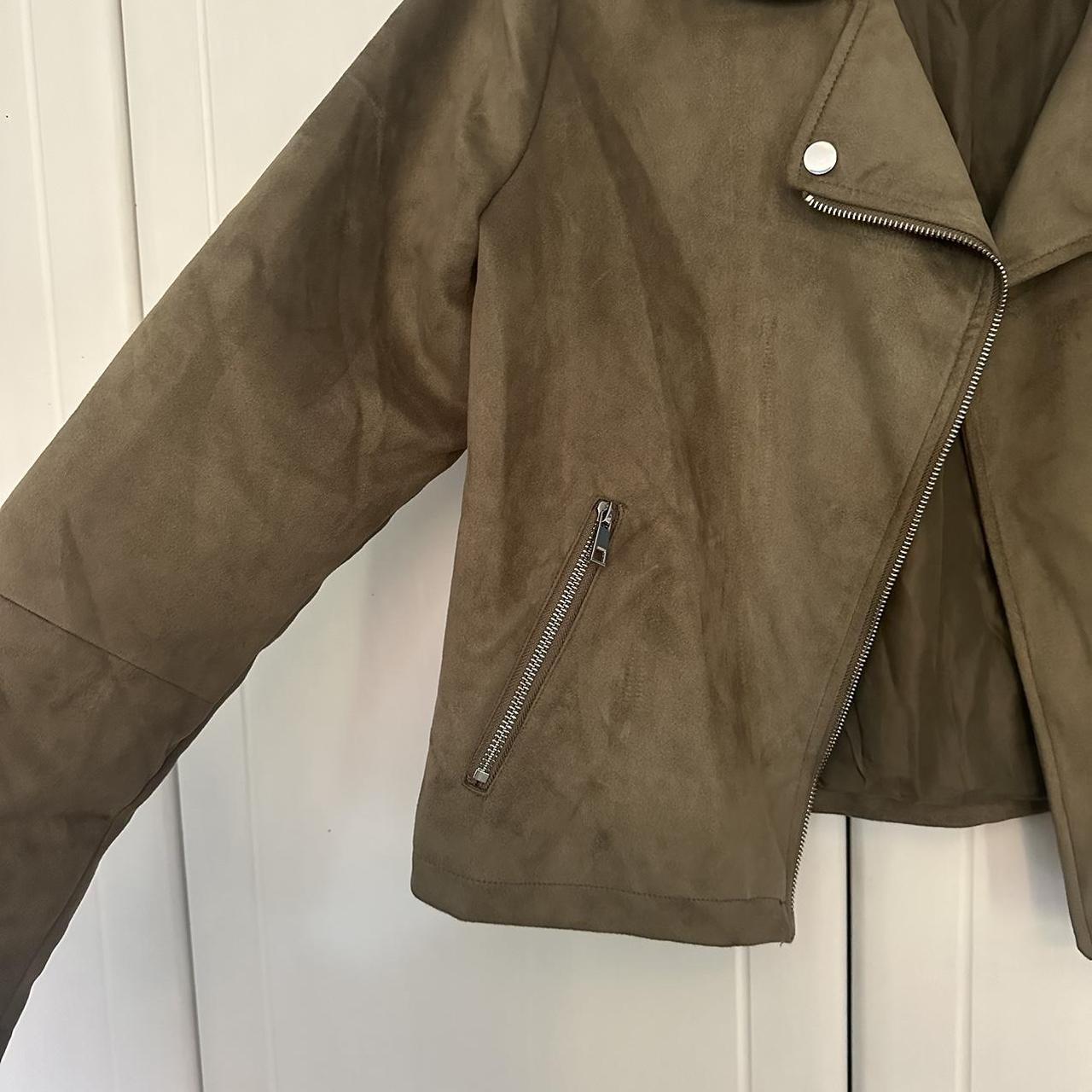 Matalan Women's Khaki and Green Jacket Depop