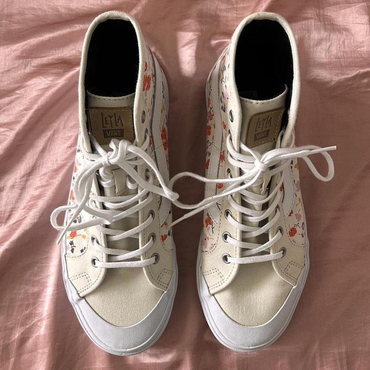 Limited Edition Leila Hurst Vans High Tops So 70 s. Depop