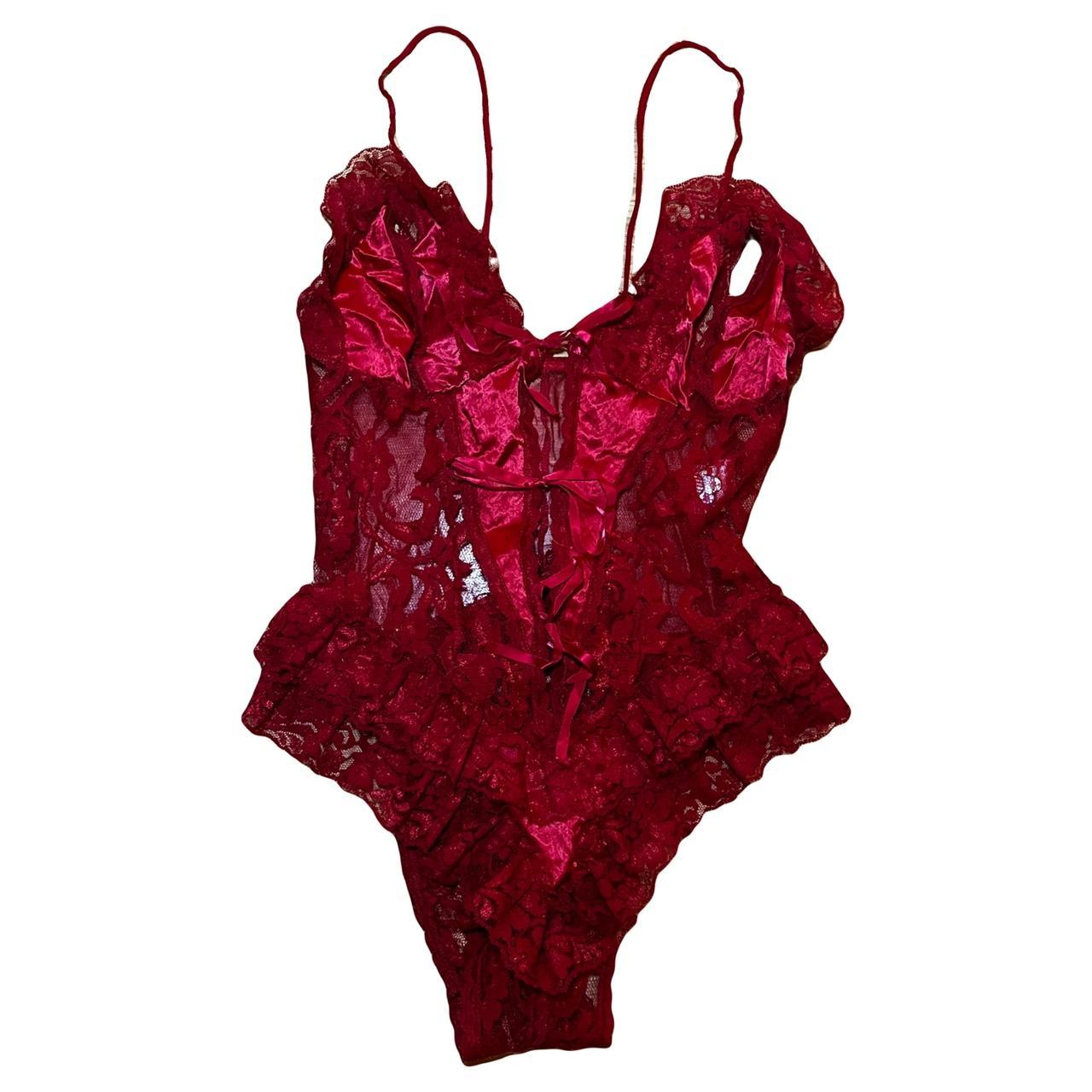 Women's Red Bodysuit Depop
