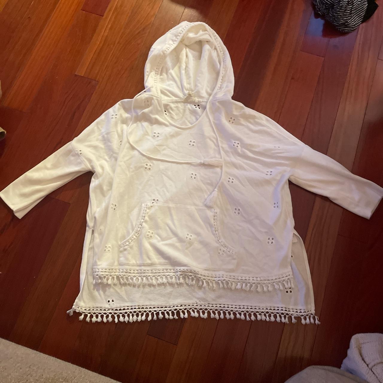 Oversized size small anthropologie beachy hoodie Depop