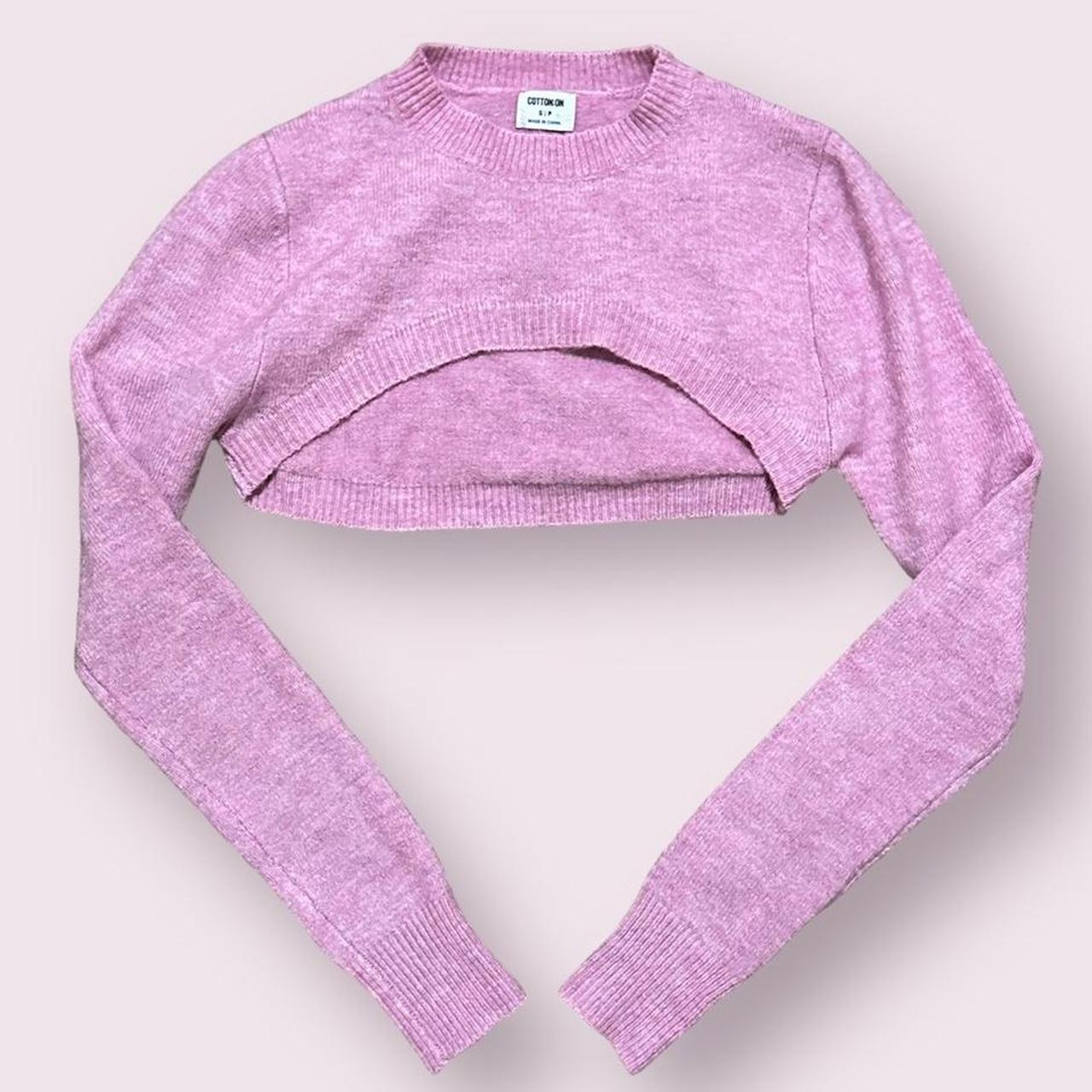 Cropped jumper hot sale cotton on