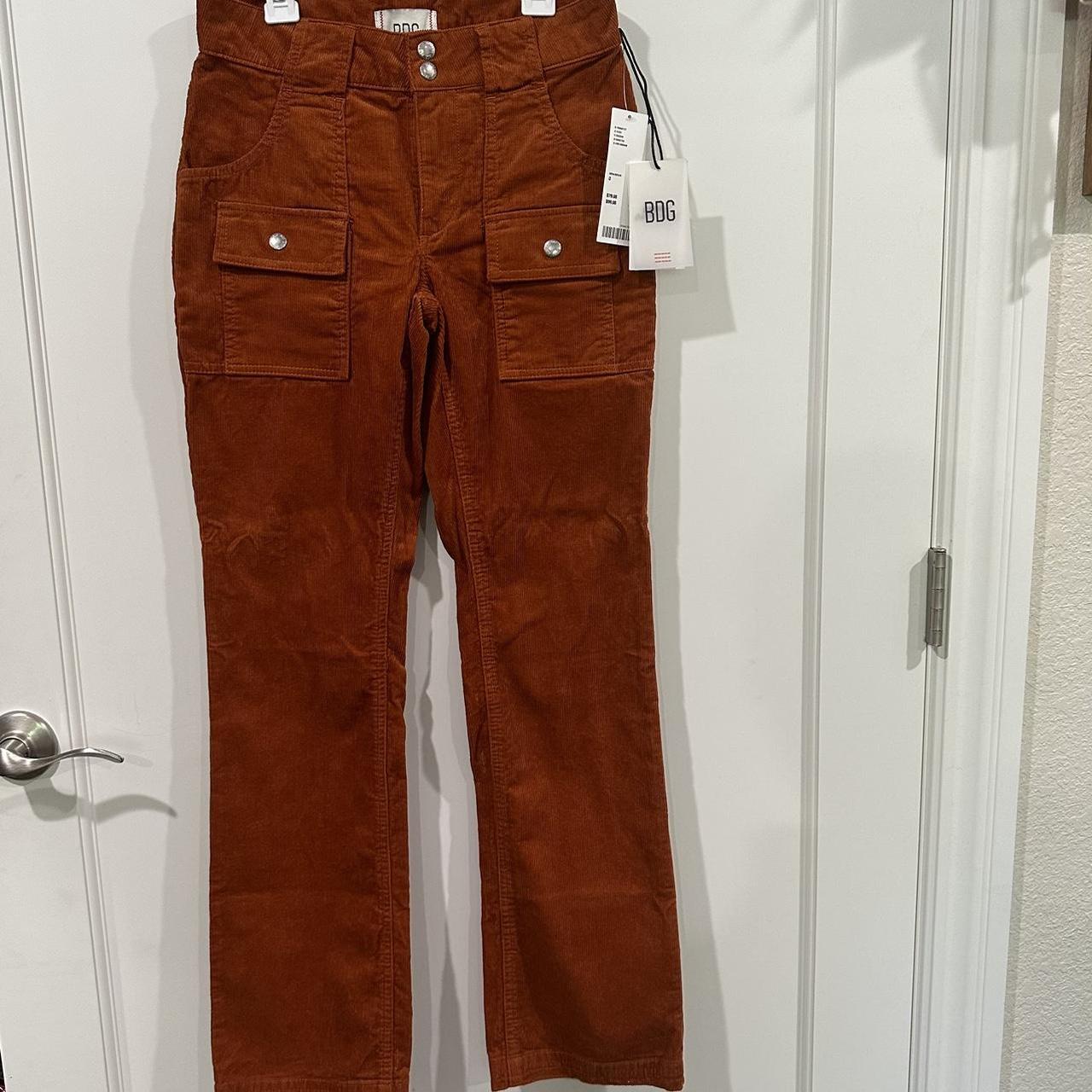 Burnt orange deals corduroy pants