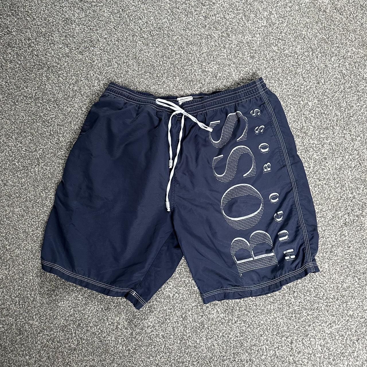 Hugo Boss Swim shorts // Navy // Good condition //... Depop